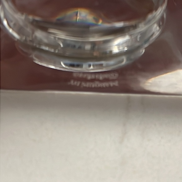 Waterford Crystal Triangle Pyramid Mantle Desk Clock - Picture 6 of 9